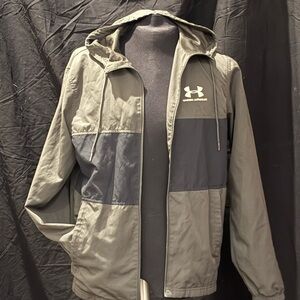 Under Armour Men's Two-Tone Gray Windbreaker